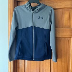 Under Armour Kids Gray and Navy Hoodie